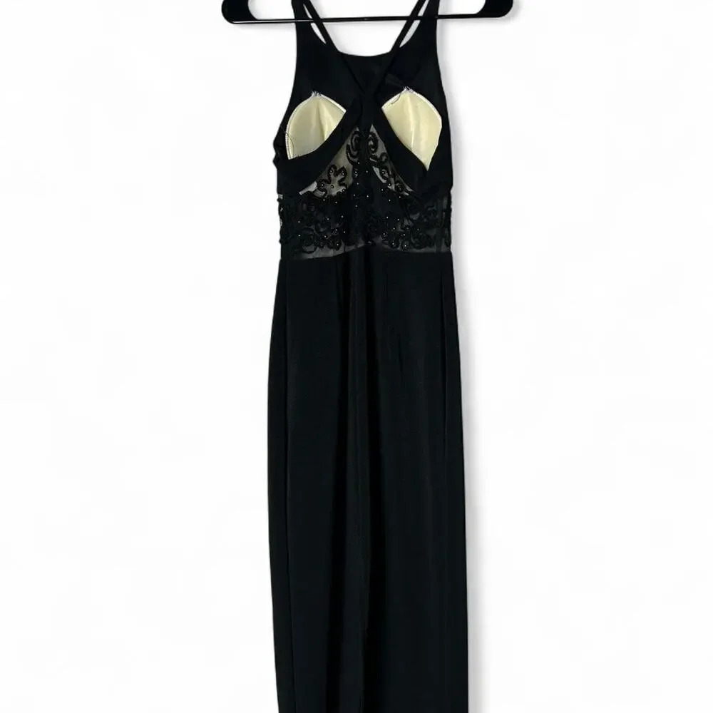 Cache black dress with beaded - Picture 3 of 5
